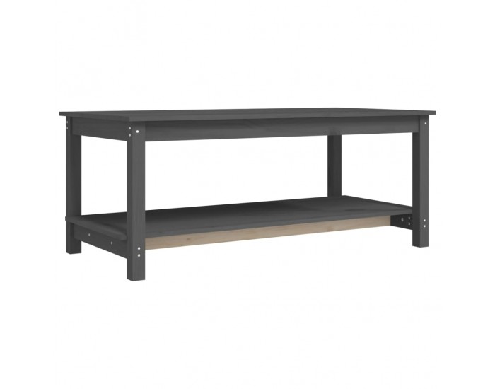 Sonata H Кафе маса, сива, 110x55x45 см, борово дърво масив