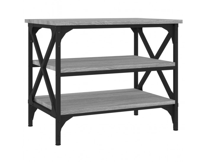 Sonata H Странична маса, cив сонома, 55x38x45 см, инженерно дърво