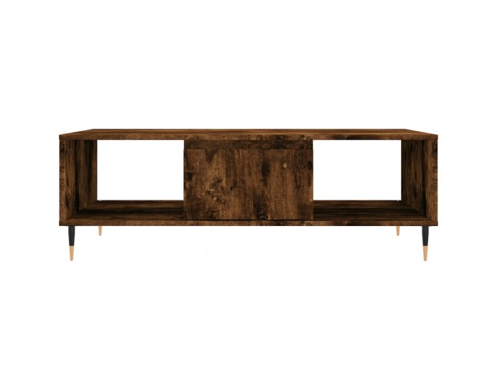 Sonata H Кафе маса, опушен дъб, 104x60x35 см, инженерно дърво