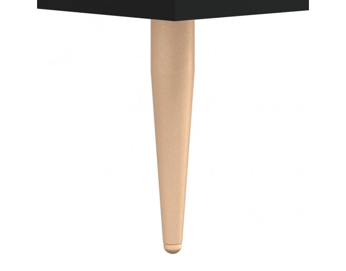 Sonata H Маса за кафе, черна, 90x50x40 см, инженерно дърво