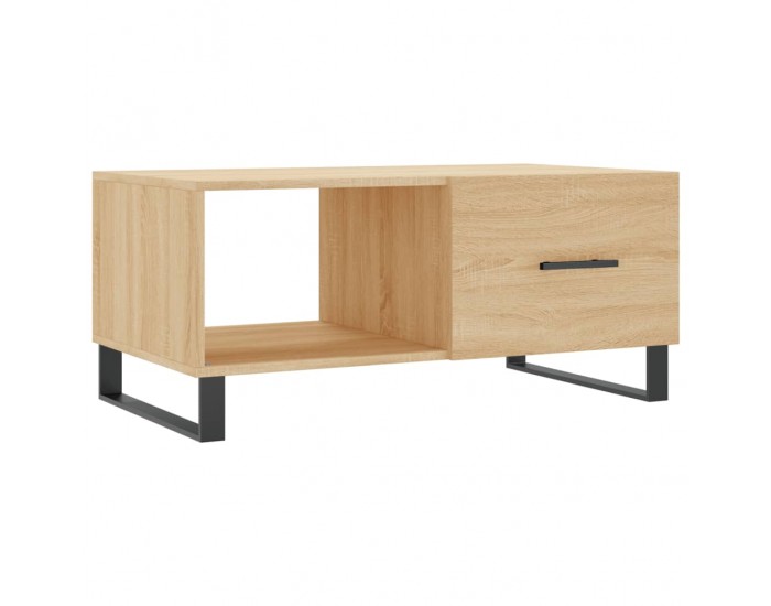 Sonata H Кафе маса, дъб сонома, 90x50x40 см, инженерно дърво