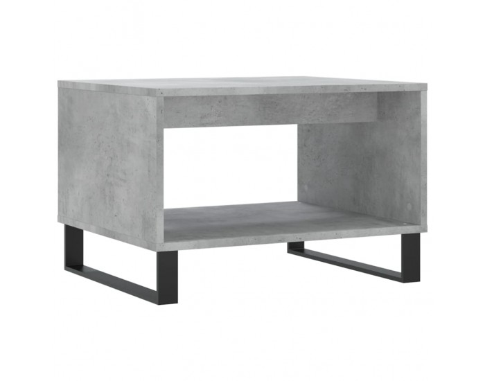 Sonata H Маса за кафе, бетонно сива, 60x50x40 см, инженерно дърво
