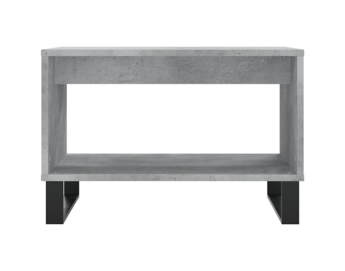 Sonata H Маса за кафе, бетонно сива, 60x50x40 см, инженерно дърво