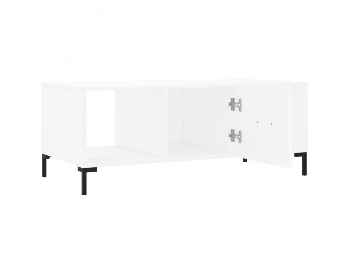 Sonata H Маса за кафе, бяла, 102x50x40 см, инженерно дърво