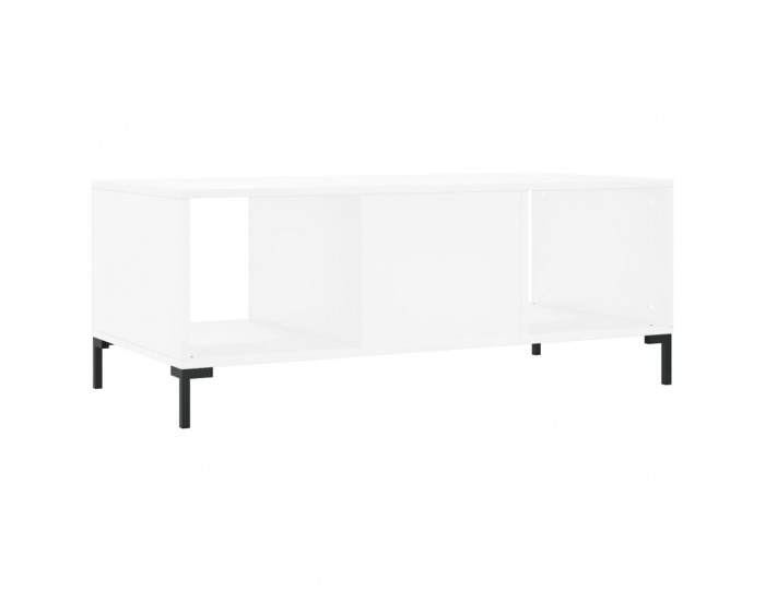 Sonata H Маса за кафе, бяла, 102x50x40 см, инженерно дърво