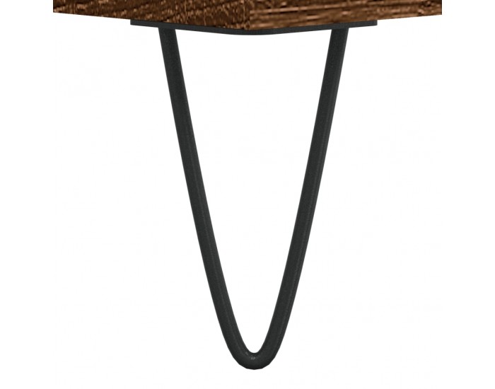 Sonata H Кафе маса, кафяв дъб, 50x50x40 см, инженерно дърво