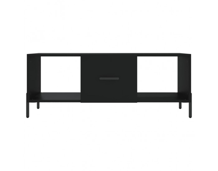 Sonata H Маса за кафе, черна, 102x50x40 см, инженерно дърво