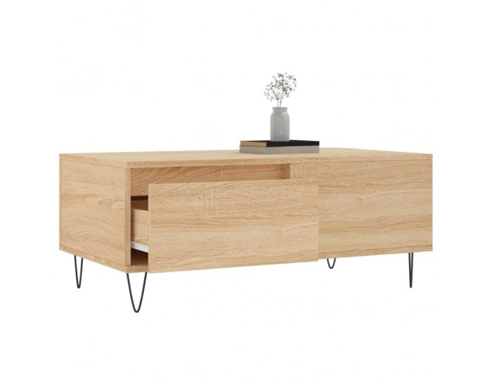 Sonata H Кафе маса, дъб сонома, 90x50x36,5 см, инженерно дърво