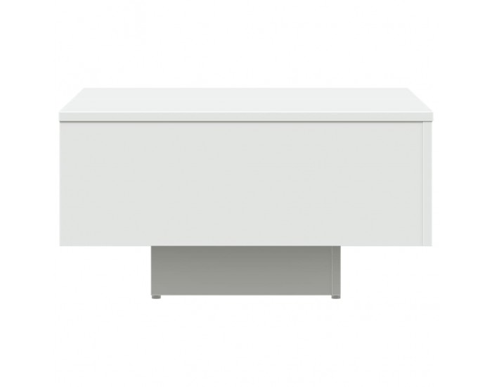 Sonata H Маса за кафе, бяла, 60x60x31,5 см, инженерно дърво