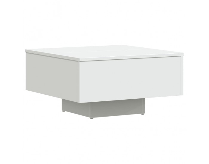 Sonata H Маса за кафе, бяла, 60x60x31,5 см, инженерно дърво