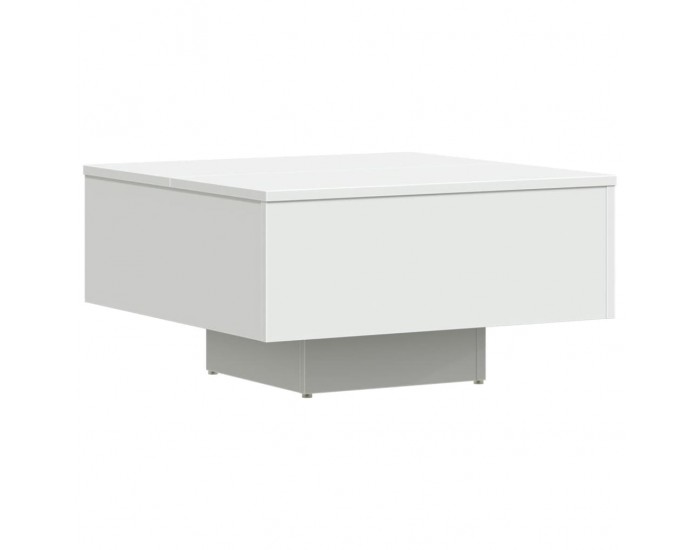 Sonata H Маса за кафе, бяла, 60x60x31,5 см, инженерно дърво