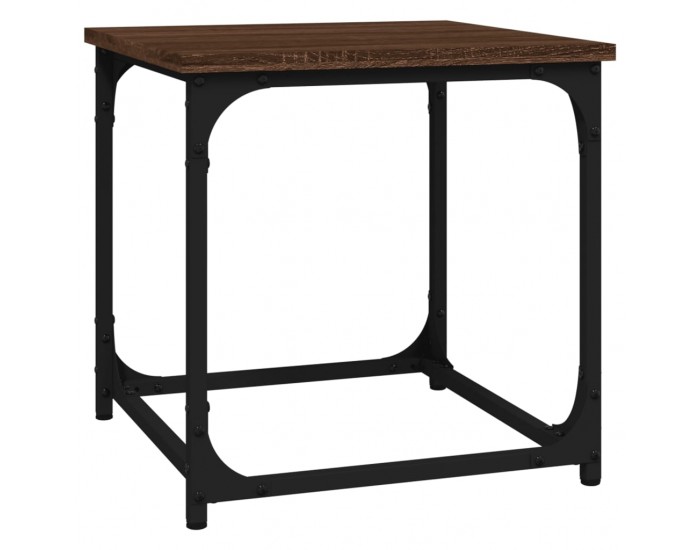 Sonata H Странична маса, кафяв дъб, 40x40x40 см, инженерно дърво