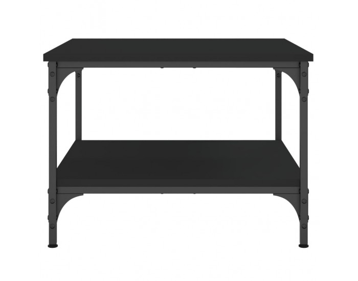 Sonata H Кафе маса, черна, 55x55x40 см, инженерно дърво