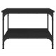 Sonata H Кафе маса, черна, 55x55x40 см, инженерно дърво