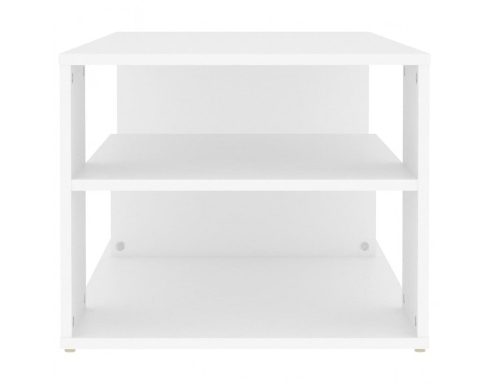 Sonata H Маса за кафе, бяла, 100x50x40 см, инженерно дърво