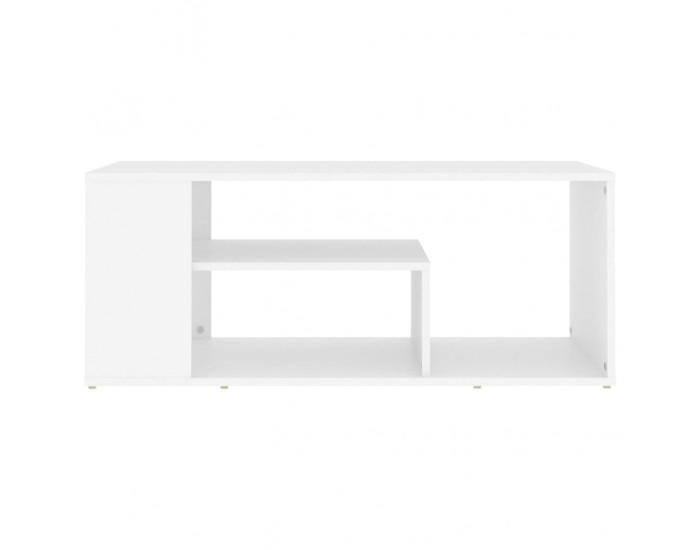 Sonata H Маса за кафе, бяла, 100x50x40 см, инженерно дърво