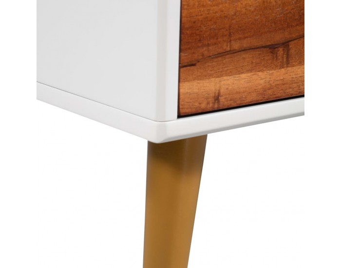 Sonata H Маса за кафе, масивно акациево дърво, 90x50x40 см