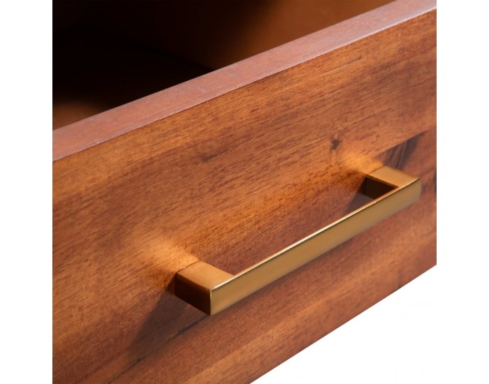 Sonata H Маса за кафе, масивно акациево дърво, 90x50x40 см