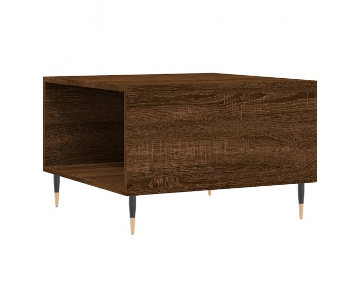 Sonata H Кафе маса, кафяв дъб, 55x55x36,5 см, инженерно дърво