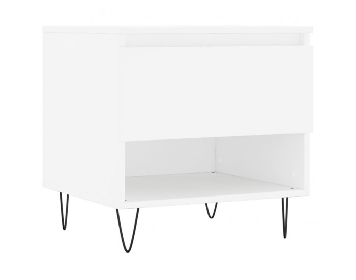 Sonata H Маси за кафе, 2 бр, бели, 50x46x50 см, инженерно дърво