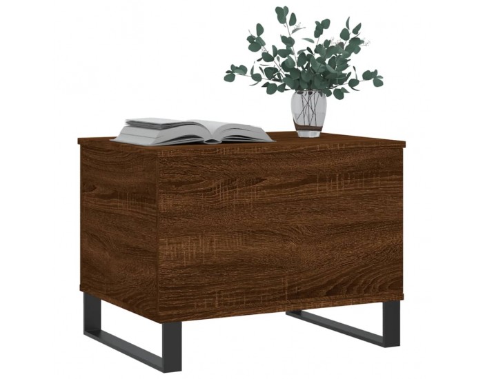 Sonata H Маса за кафе, кафяв дъб, 60x44,5x45 см, инженерно дърво