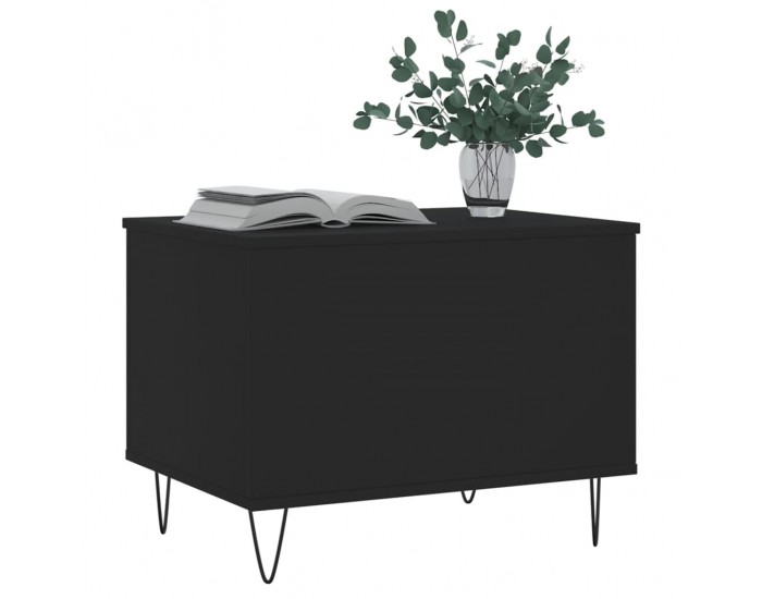 Sonata H Кафе маса, черна, 60x44,5x45 см, инженерно дърво