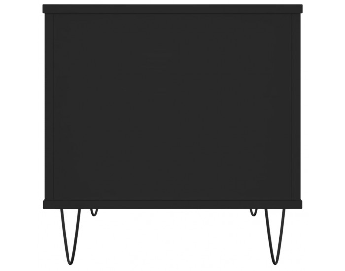 Sonata H Кафе маса, черна, 60x44,5x45 см, инженерно дърво