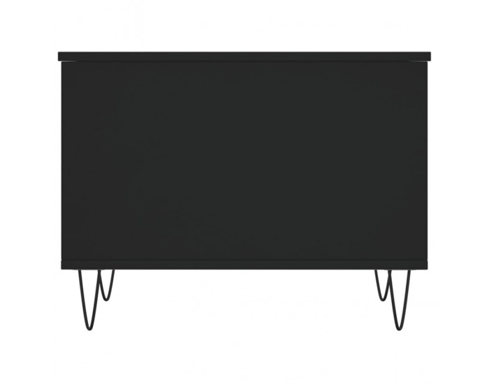 Sonata H Кафе маса, черна, 60x44,5x45 см, инженерно дърво