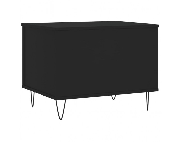 Sonata H Кафе маса, черна, 60x44,5x45 см, инженерно дърво