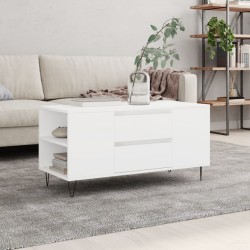 Sonata H Кафе маса, бяла, 102x44,5x50 см, инженерно дърво - Холни маси
