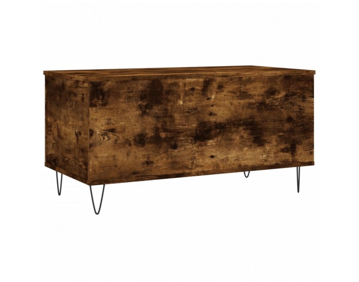 Sonata H Кафе маса, опушен дъб, 90x44,5x45 см, инженерно дърво