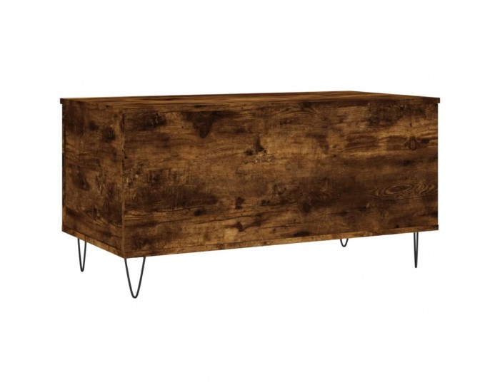 Sonata H Кафе маса, опушен дъб, 90x44,5x45 см, инженерно дърво