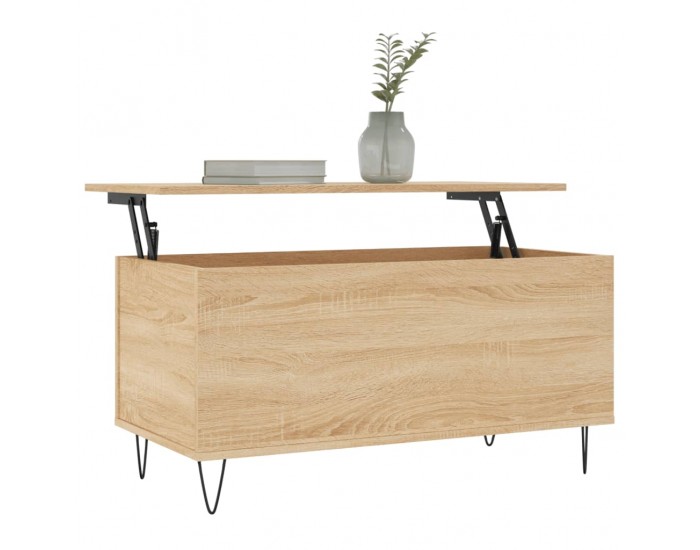 Sonata H Кафе маса, дъб сонома, 90x44,5x45 см, инженерно дърво