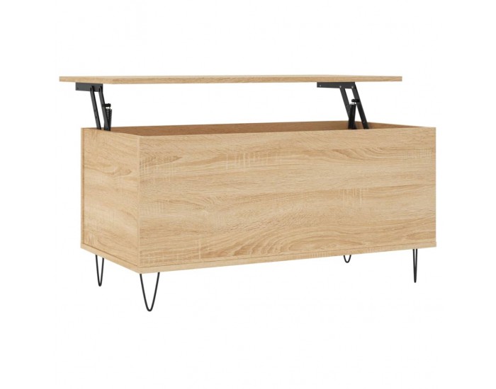 Sonata H Кафе маса, дъб сонома, 90x44,5x45 см, инженерно дърво