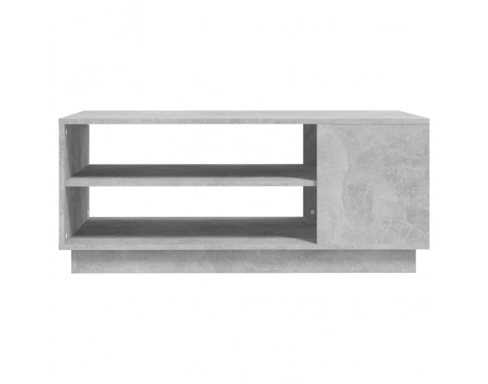 Sonata H Кафе маса, бетонно сива, 102x55x43 см, инженерно дърво