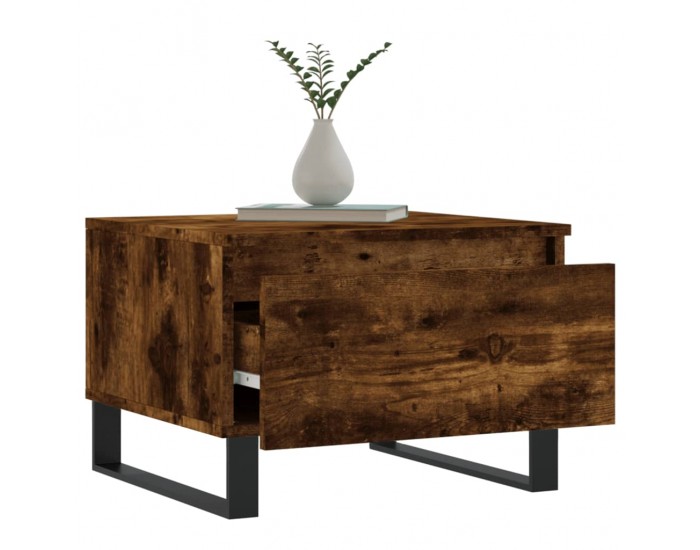 Sonata H Холни маси, 2 бр, опушен дъб, 50x46x35 см, инженерно дърво