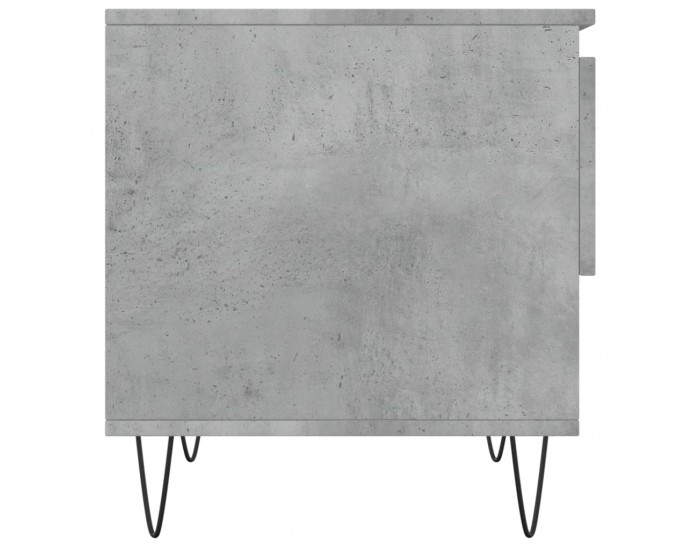 Sonata H Кафе маса, бетонно сива, 50x46x50 см, инженерно дърво