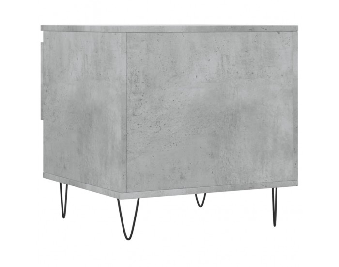 Sonata H Кафе маса, бетонно сива, 50x46x50 см, инженерно дърво