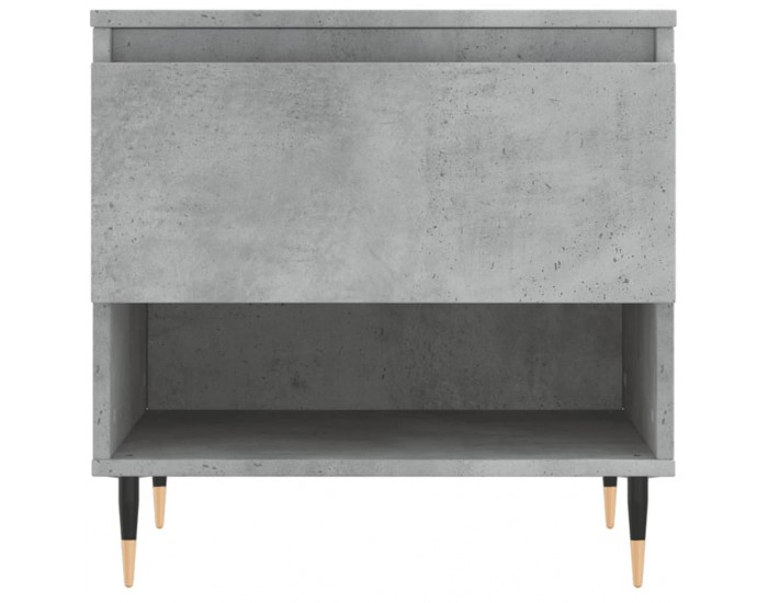 Sonata H Кафе маса, бетонно сива, 50x46x50 см, инженерно дърво