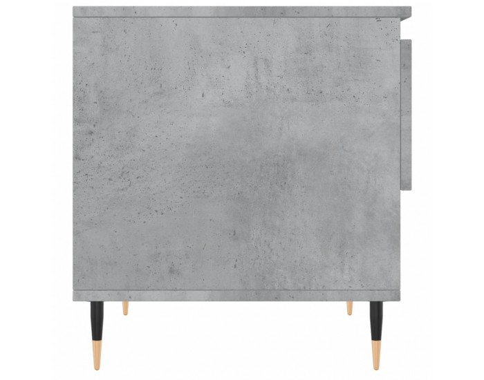 Sonata H Кафе маса, бетонно сива, 50x46x50 см, инженерно дърво