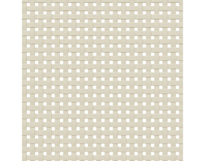 Sonata H Кафе маса SENJA ратанова визия бяла 100x55x33 см бор масив