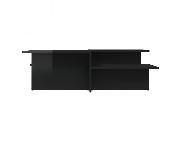 Sonata H Маси за кафе, 2 бр, черен гланц, инженерно дърво