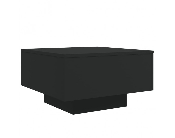 Sonata H Маса за кафе, черна, 55x55x31 см, инженерно дърво