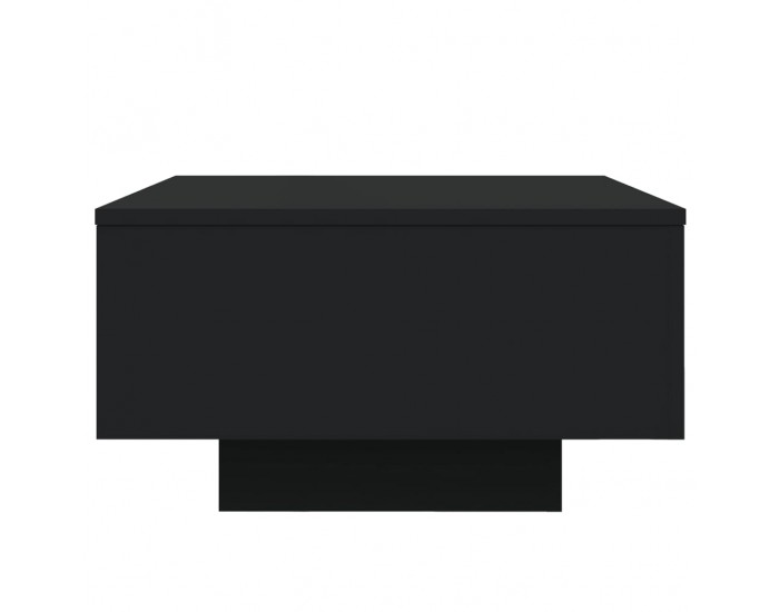 Sonata H Маса за кафе, черна, 55x55x31 см, инженерно дърво