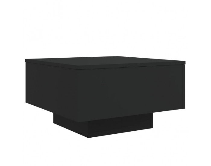 Sonata H Маса за кафе, черна, 55x55x31 см, инженерно дърво