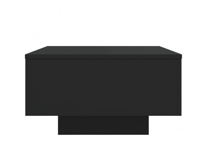 Sonata H Маса за кафе, черна, 55x55x31 см, инженерно дърво