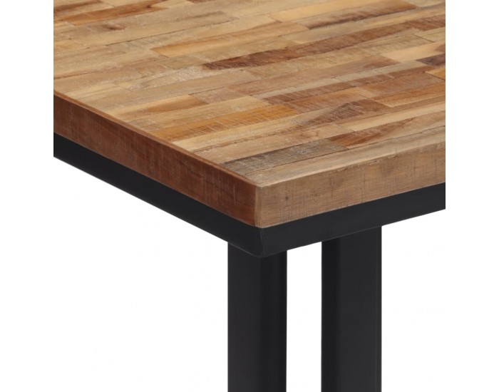 Sonata H Маса за кафе 55x55x40 см масивно регенерирано тиково дърво