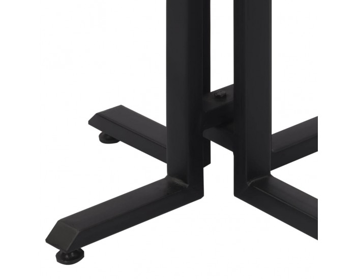 Sonata H Маса за кафе 55x55x40 см масивно регенерирано тиково дърво