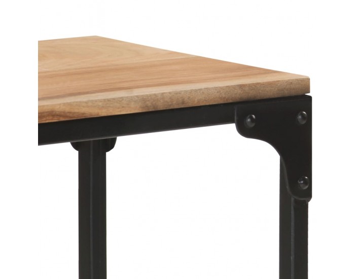 Sonata H Маса за кафе, 90x30x40 см, масивно акациево дърво