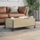 Sonata H Маса за кафе с колелца дъб сонома 91x55x34 см инженерно дърво